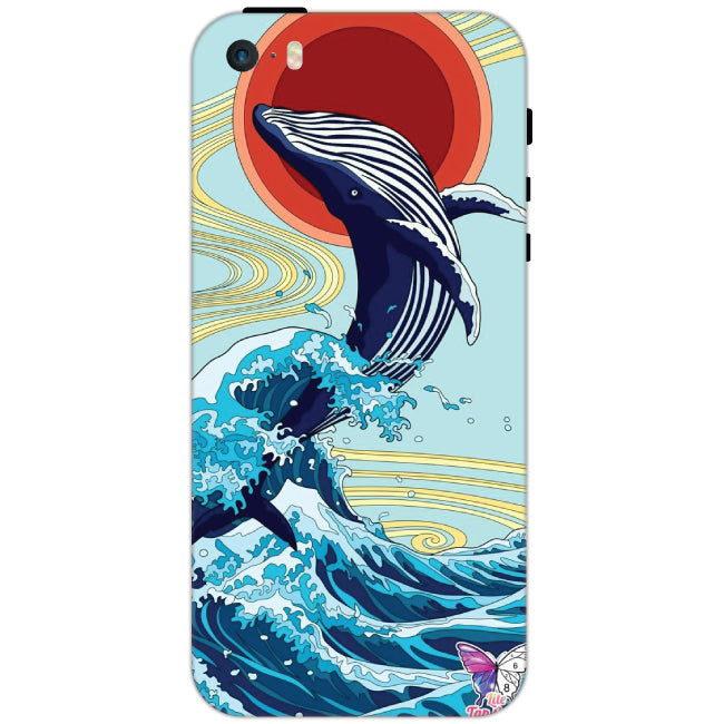 Whale & Waves - Hard Cases For Apple iPhone Models