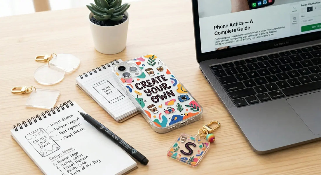 How to Customize your Phone Cases and Keychain