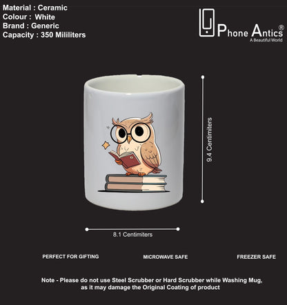 Book Owl - Mug Infographic