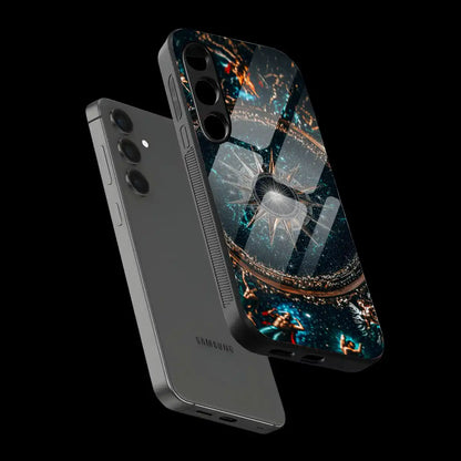 Celestial Star Compass - Glass Case For Samsung Galaxy Infographic