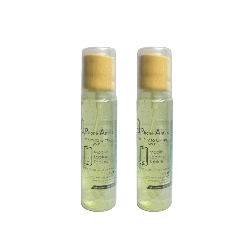 Mobile Screen Cleaning Gel With Microfiber Cloth- Fresh Lime