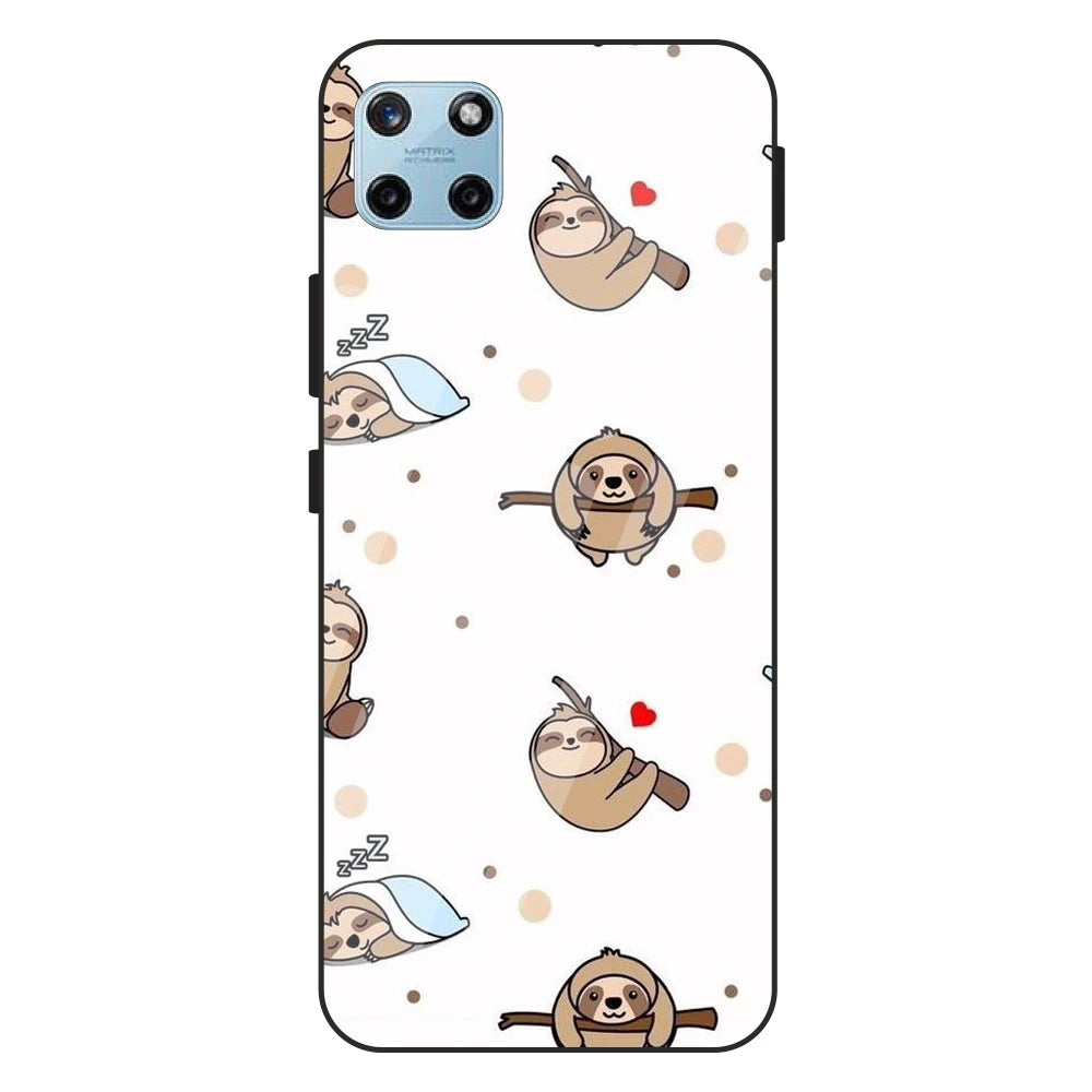 Sloths - Glass Case For Realme Models