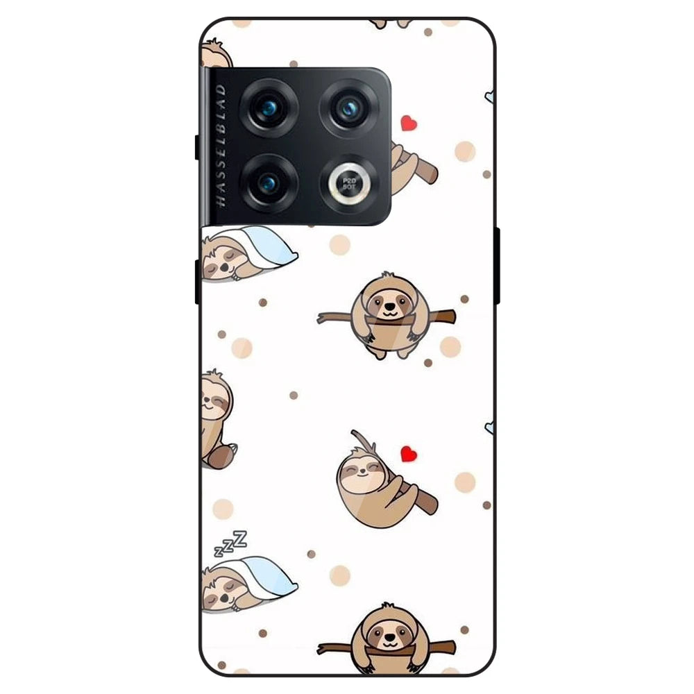 Sloths- Glass Cases For Redmi Poco Models