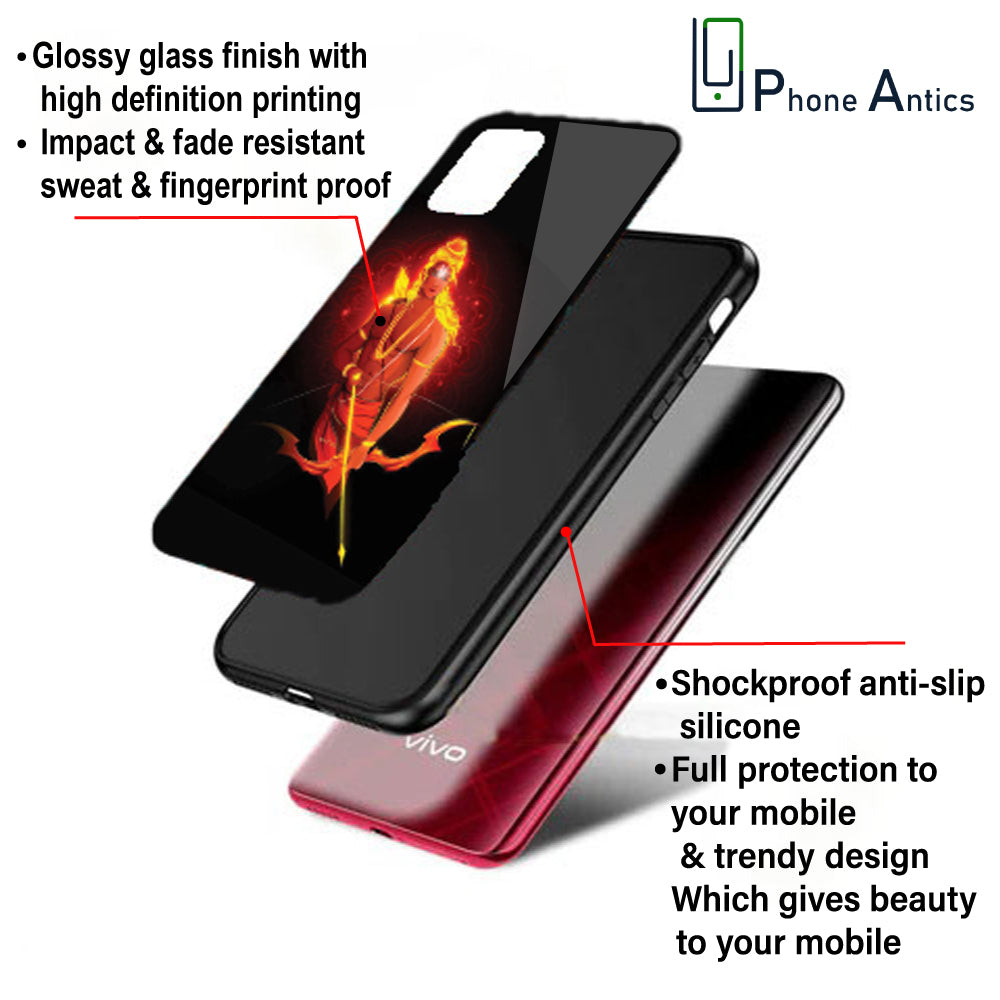 Lord Rama - Glass Case For Vivo Models infographic