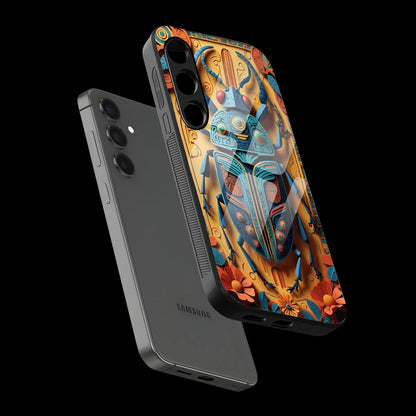 Royal Scarab Art - Glass Case For Samsung Galaxy Infographic