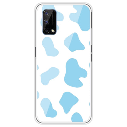 Blue Cow - Clear Printed Case For Realme Models