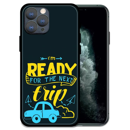 'Next Trip Vibes - Glossy Metal Silicone Case For Apple iPhone 11 Pro