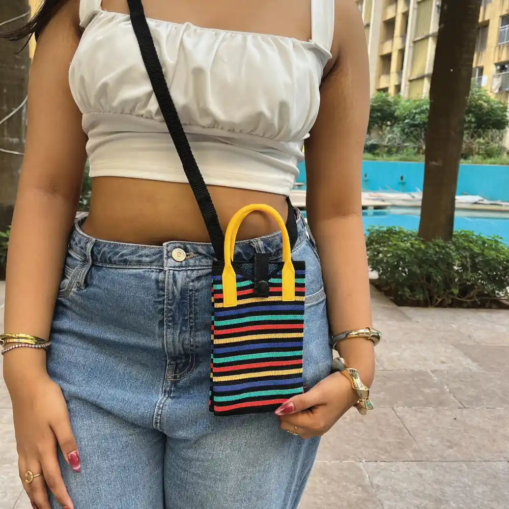 Jute Crossbody Sling Bag for Women Infographic