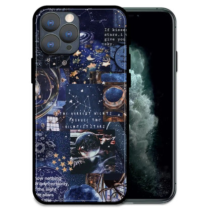 'Galaxy Dreamscape - Glossy Metal Silicone Case For Apple iPhone 11 Pro