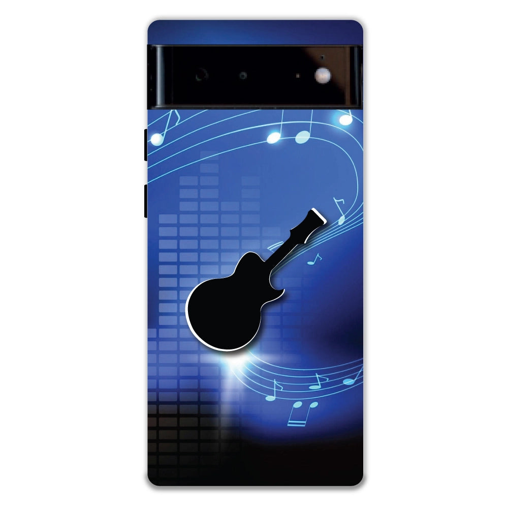 Black Guitar - 4D Acrylic Case For Google Models