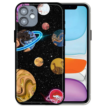 'Cosmic Swirl Galaxy - Glossy Metal Silicone Case For Apple iPhone 11