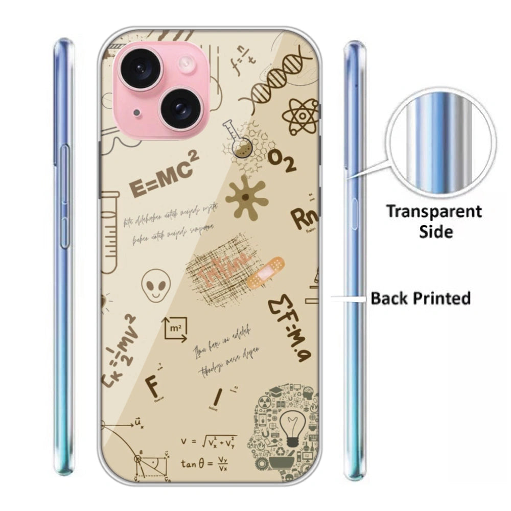 Physics Collage - Silicone Case For Apple iPhone Models infographic