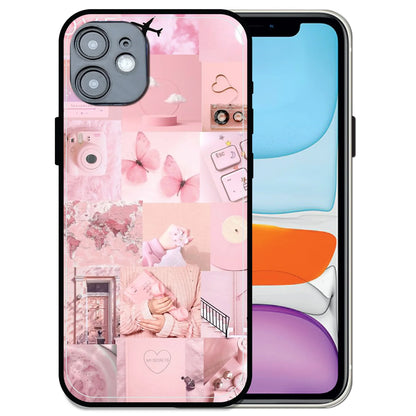 'Blush Aesthetic - Glossy Metal Silicone Case For Apple iPhone 11