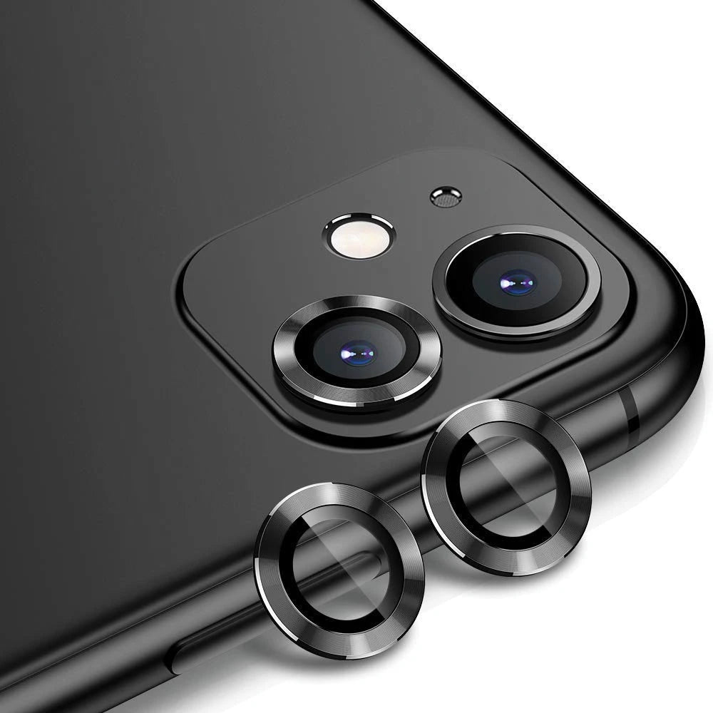 Metallic Camera Lens Protector - Black iPhone 11