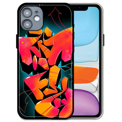 'Graffiti Fire - Glossy Metal Silicone Case For Apple iPhone 11