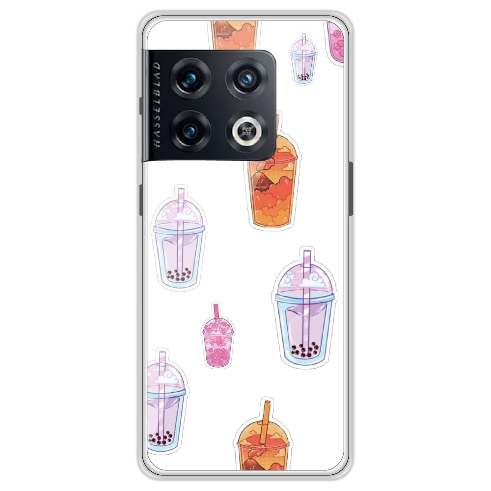 Boba Tea - Clear Printed Case For OnePlus Models