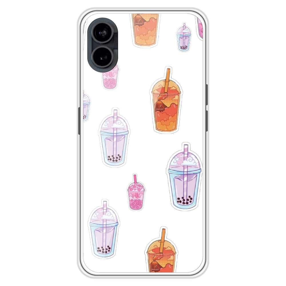 Bubble Tea - Clear Printed Case For Nothing Models