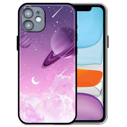 'Pastel Galaxy Design - Glossy Metal Silicone Case For Apple iPhone 11