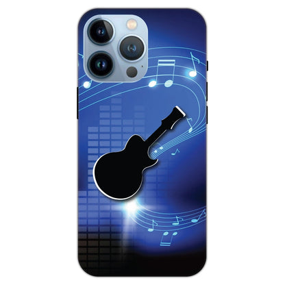 Black Guitar - 4D Acrylic Case For Apple iPhone Models