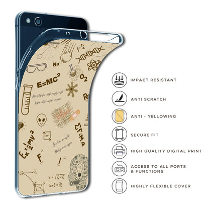 Physics Collage - Silicone Case For Apple iPhone Models infographic