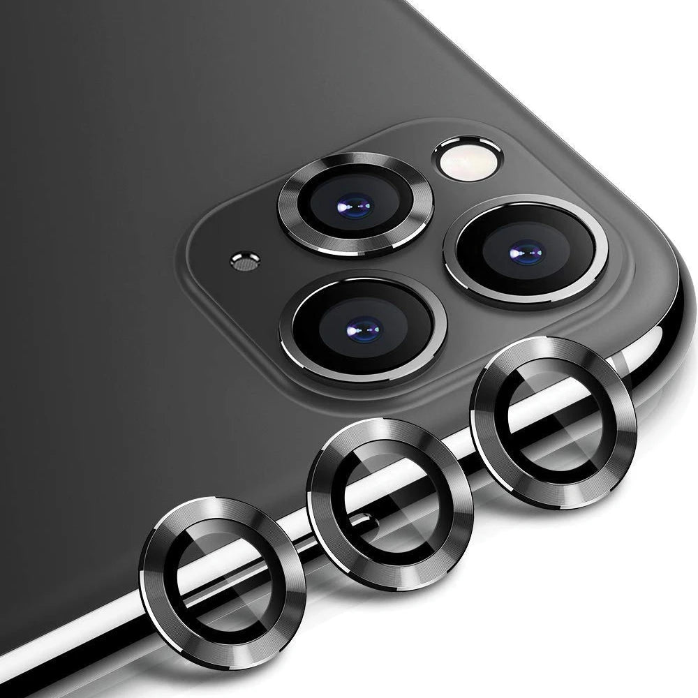 Metallic Camera Lens Protector - Black iPhone 11 pro max