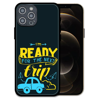 'Next Trip Vibes - Glossy Metal Silicone Case For Apple iPhone 12 Pro