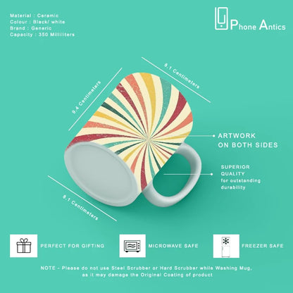 Rainbow Spiral - Mug infographic