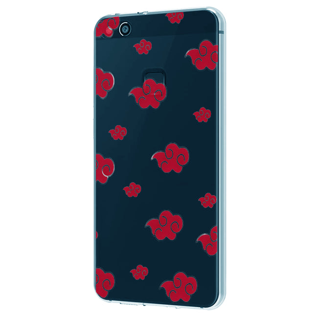 Red Clouds - Clear Printed Silicone Case For Poco Models infographic