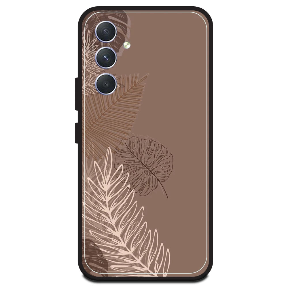 Brown Leaves - Armor Case For Samsung Models Samsung A54 5G