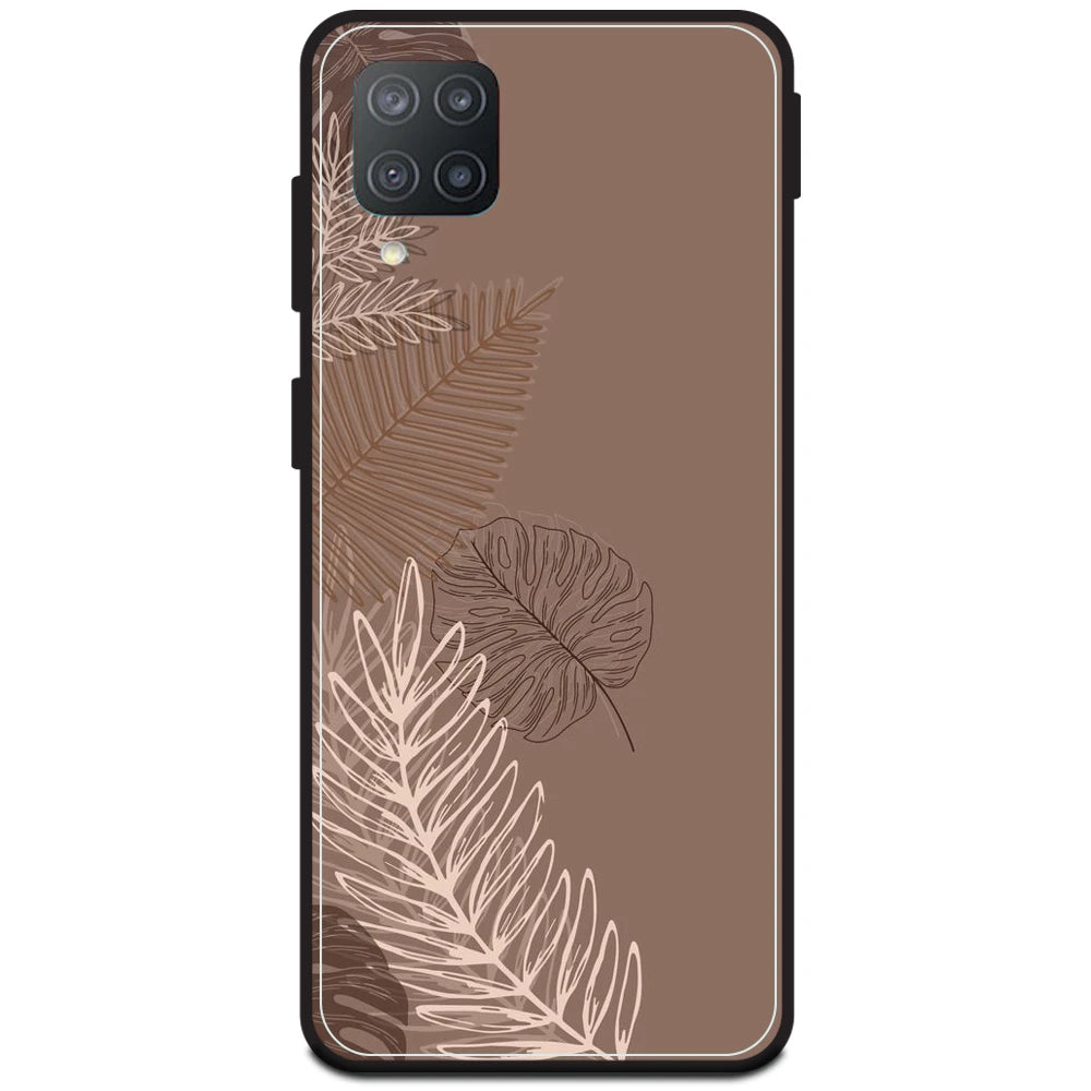 Brown Leaves - Armor Case For Samsung Models Samsung F12