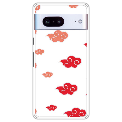 Red Clouds - Clear Printed Case For Google Models