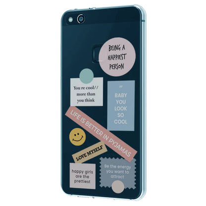Be Happy - Clear Printed Case For Oppo Models infographic