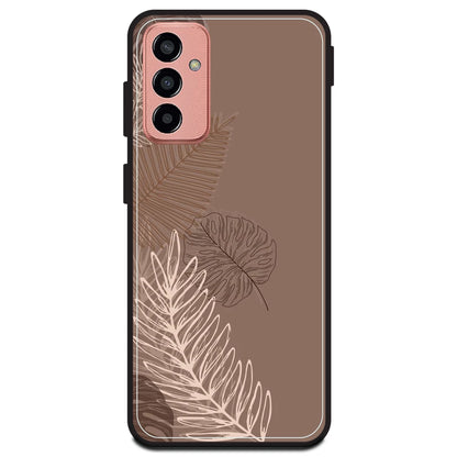 Brown Leaves - Armor Case For Samsung Models Samsung M13