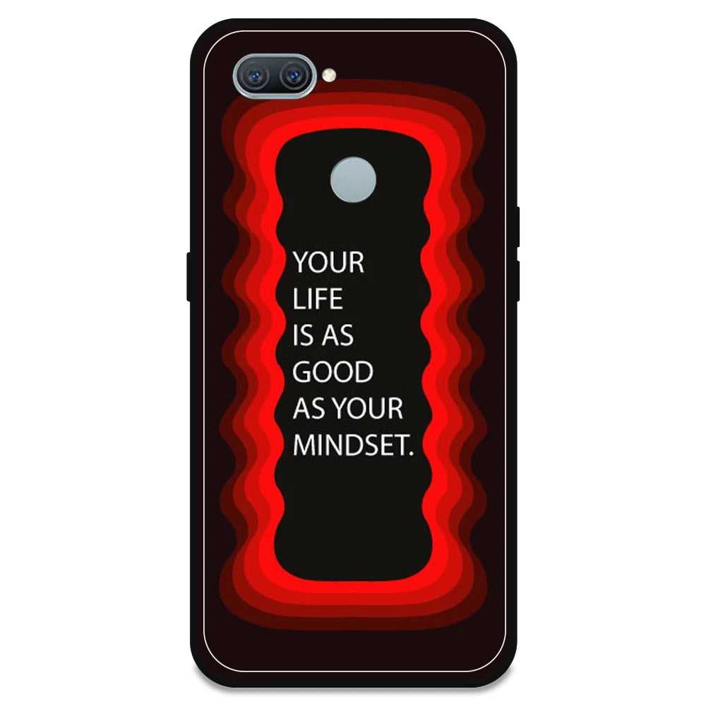 'Stay Positive, Better Days Are On Their Way' - Red Armor Case For Oppo Models Oppo A11K