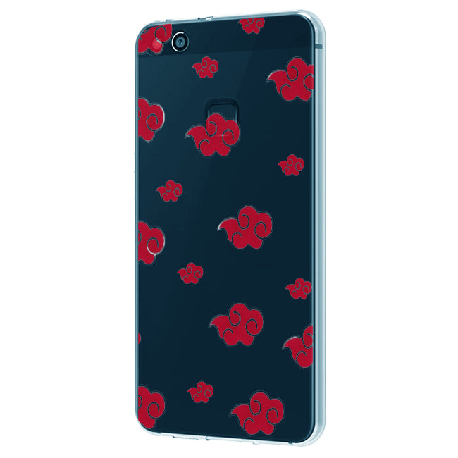 Red Clouds - Clear Printed Case For Realme Models