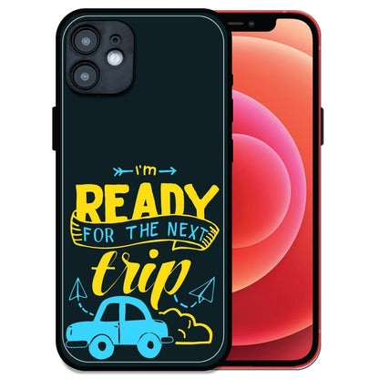 'Next Trip Vibes - Glossy Metal Silicone Case For Apple iPhone 12