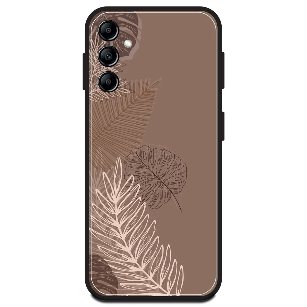 Brown Leaves - Armor Case For Samsung Models Samsung A14 5G