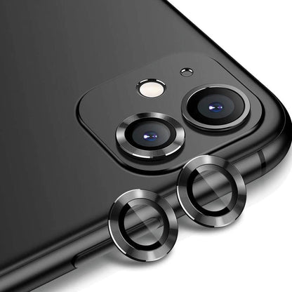 Metallic Camera Lens Protector - Black iPhone 12 mini