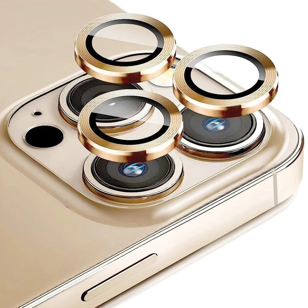 Metallic Camera Lens Protector- Gold iPhone  12 pro