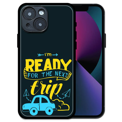 'Next Trip Vibes - Glossy Metal Silicone Case For Apple iPhone 13 Mini