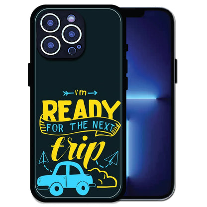 'Next Trip Vibes - Glossy Metal Silicone Case For Apple iPhone 13 Pro Max