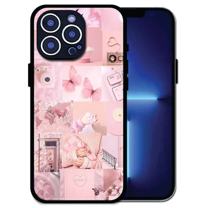 'Blush Aesthetic - Glossy Metal Silicone Case For Apple iPhone 13 Pro Max