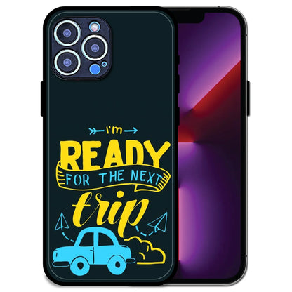 'Next Trip Vibes - Glossy Metal Silicone Case For Apple iPhone 13 Pro