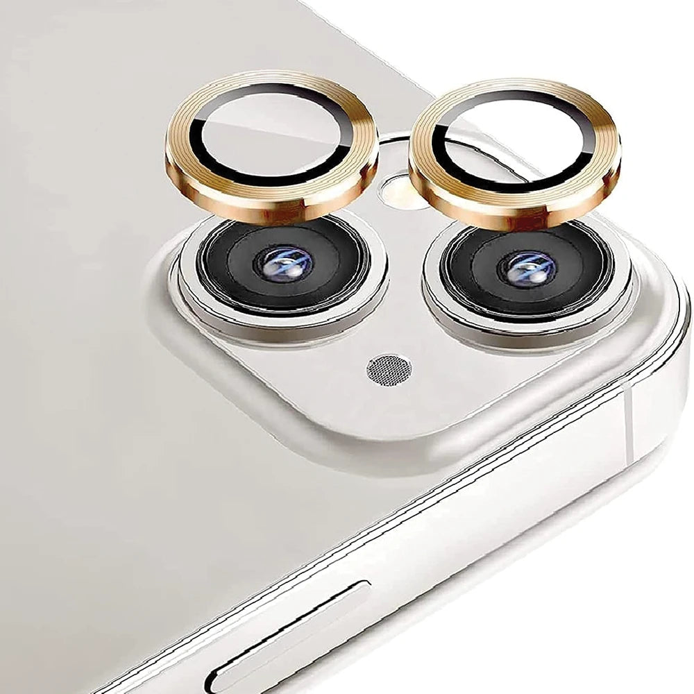 Metallic Camera Lens Protector- Gold iPhone  13