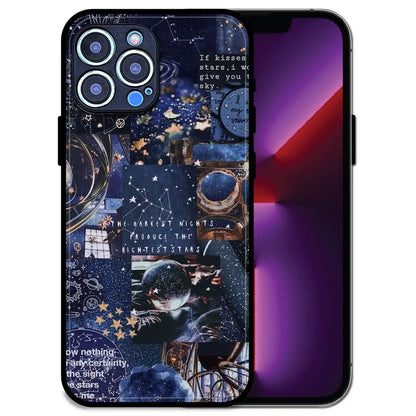 'Galaxy Dreamscape - Glossy Metal Silicone Case For Apple iPhone 13 Pro