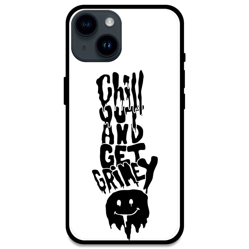 Chill Out - Glossy Metal Silicone Case For Apple iPhone Models- Apple iPhone 14