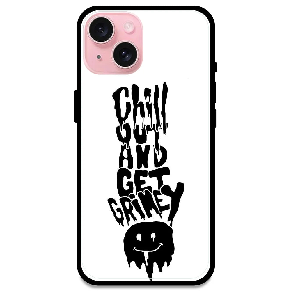 Chill Out - Glossy Metal Silicone Case For Apple iPhone Models- Apple iPhone 15