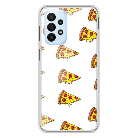 Pizza - Clear Printed Silicone Case For Samsung Models