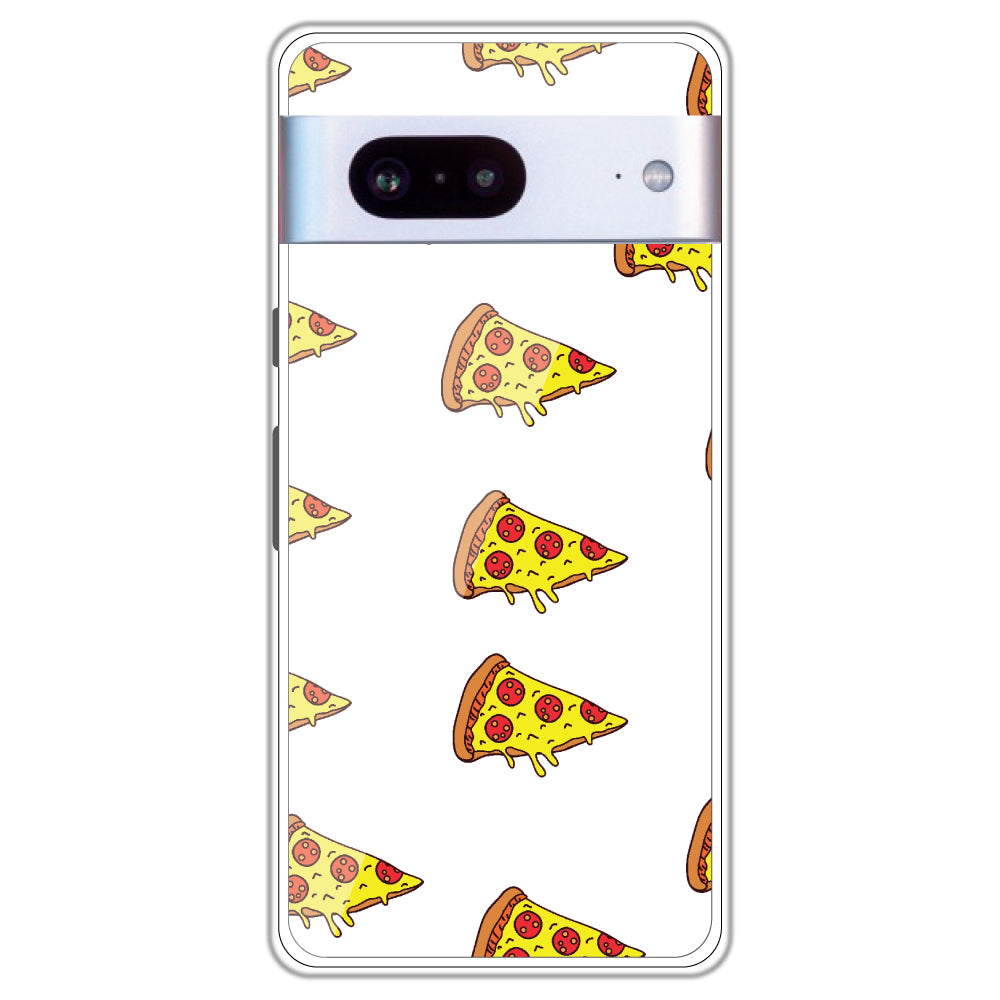 Pizza - Clear Printed Case For Google Models