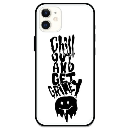 Chill Out - Glossy Metal Silicone Case For Apple iPhone Models- Apple iPhone 11